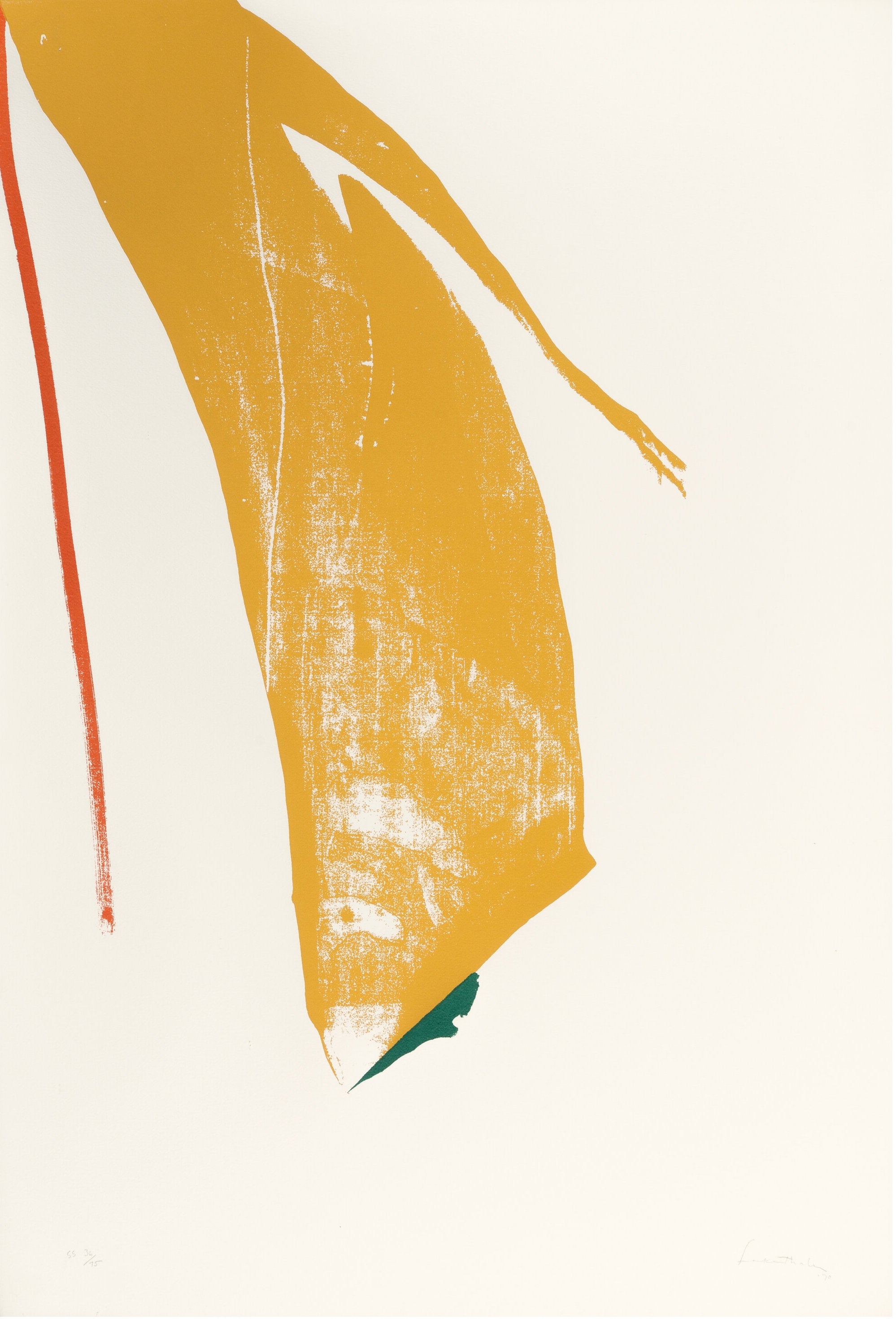 What Red Lines Can Do (Harrison 26), 1970 by  Helen Frankenthaler
