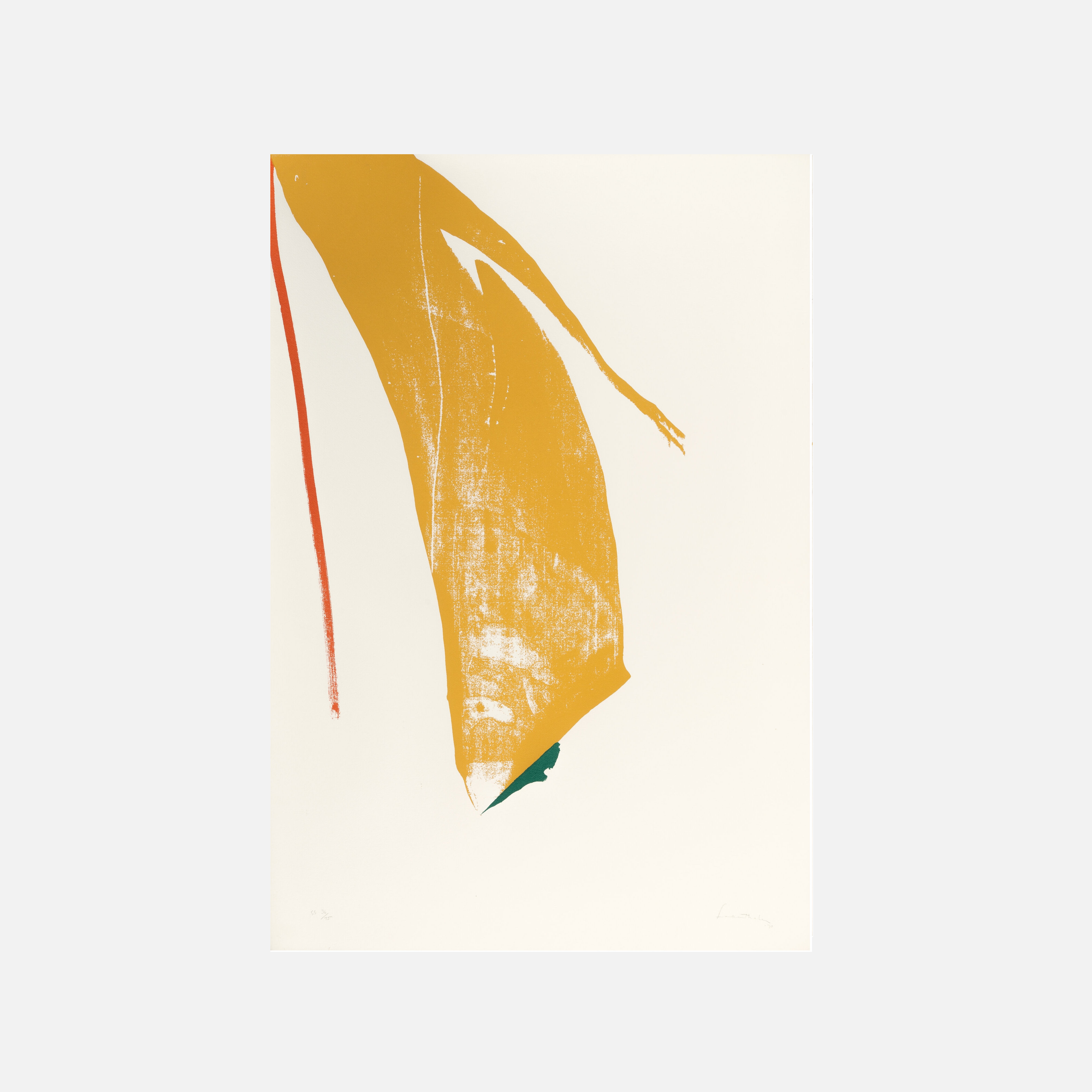 What Red Lines Can Do (Harrison 26), 1970 by  Helen Frankenthaler