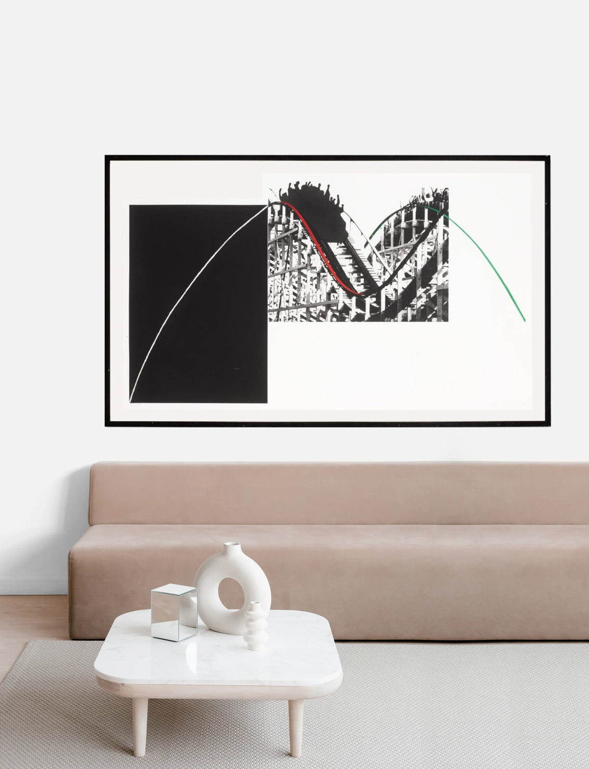 Rollercoaster, 1989 by  John Baldessari