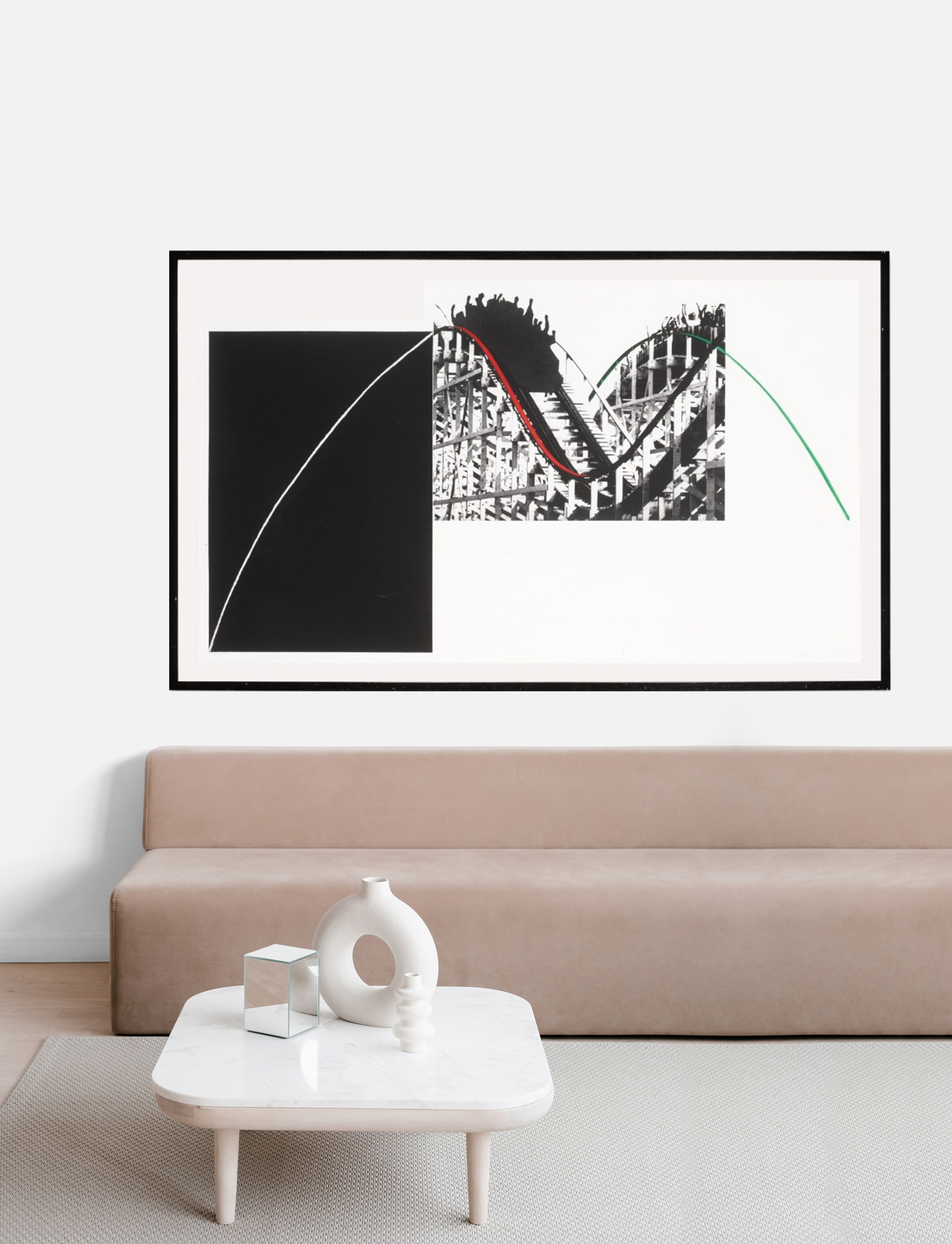 Rollercoaster, 1989 by  John Baldessari