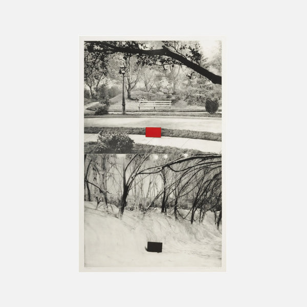 Two Sets (One with Bench) (C.-H. 49), 1989-90 by  John Baldessari