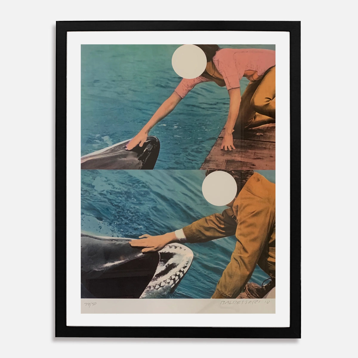 John Baldessari | Two Whales (with People), 2010 – Mimesis