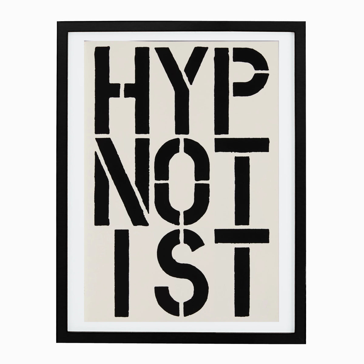 Hypnotist, Page from Black Book, 1989 by Christopher Wool