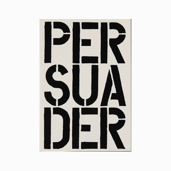 Persuader (page from Black Book), 1989 by Christopher Wool