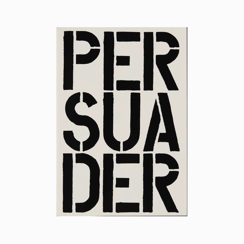 Persuader (page from Black Book), 1989 by Christopher Wool