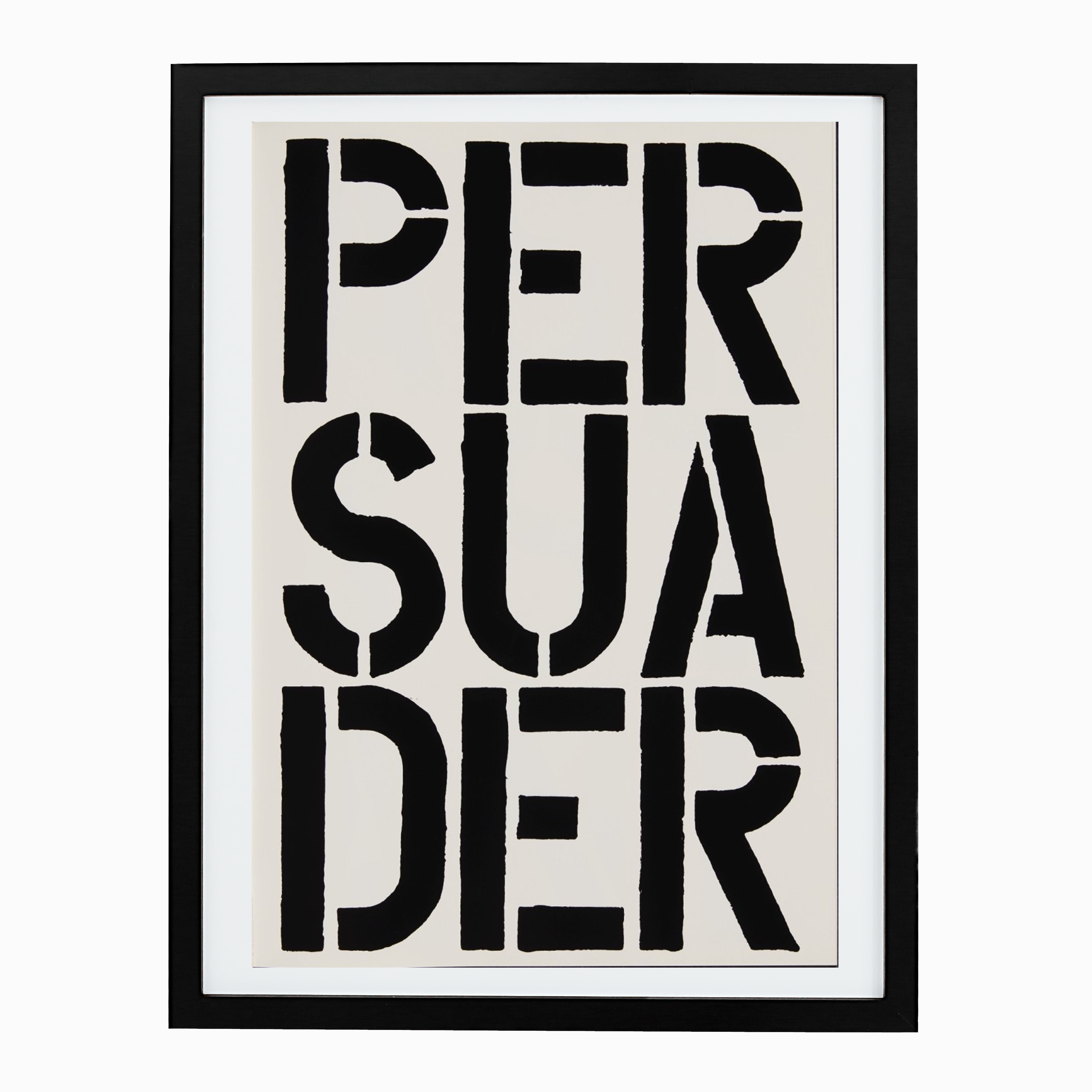 Persuader (page from Black Book), 1989 by Christopher Wool