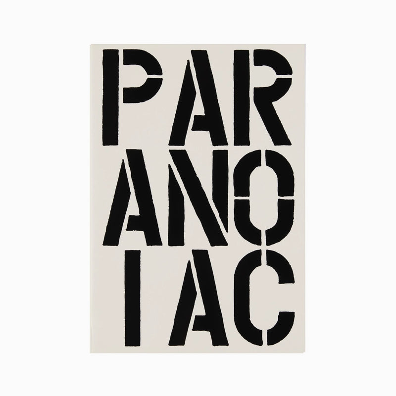 Paranoiac (page from Black Book), 1989 by  Christopher Wool