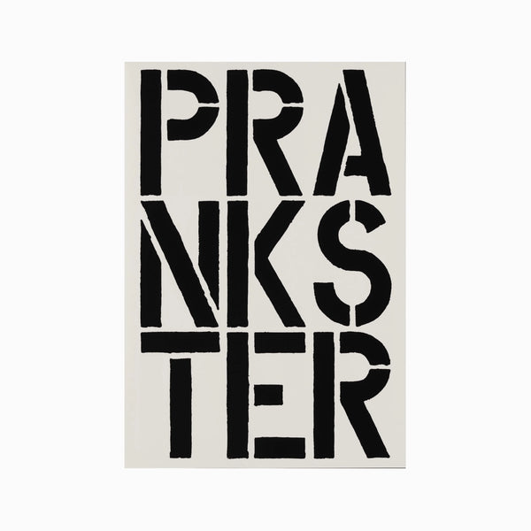 Prankster (page from Black Book), 1989 by  Christopher Wool