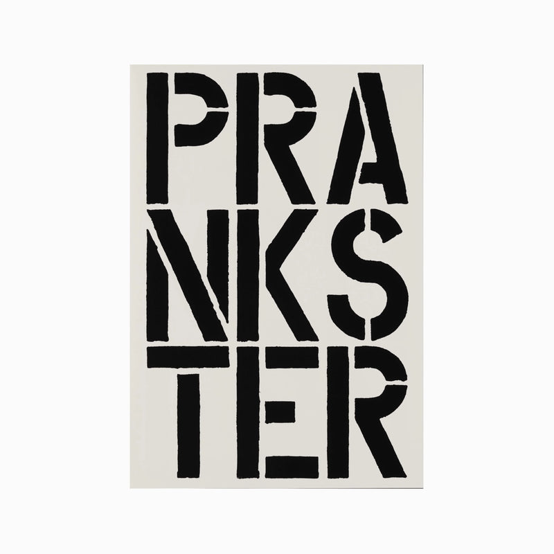 Prankster (page from Black Book), 1989 by  Christopher Wool