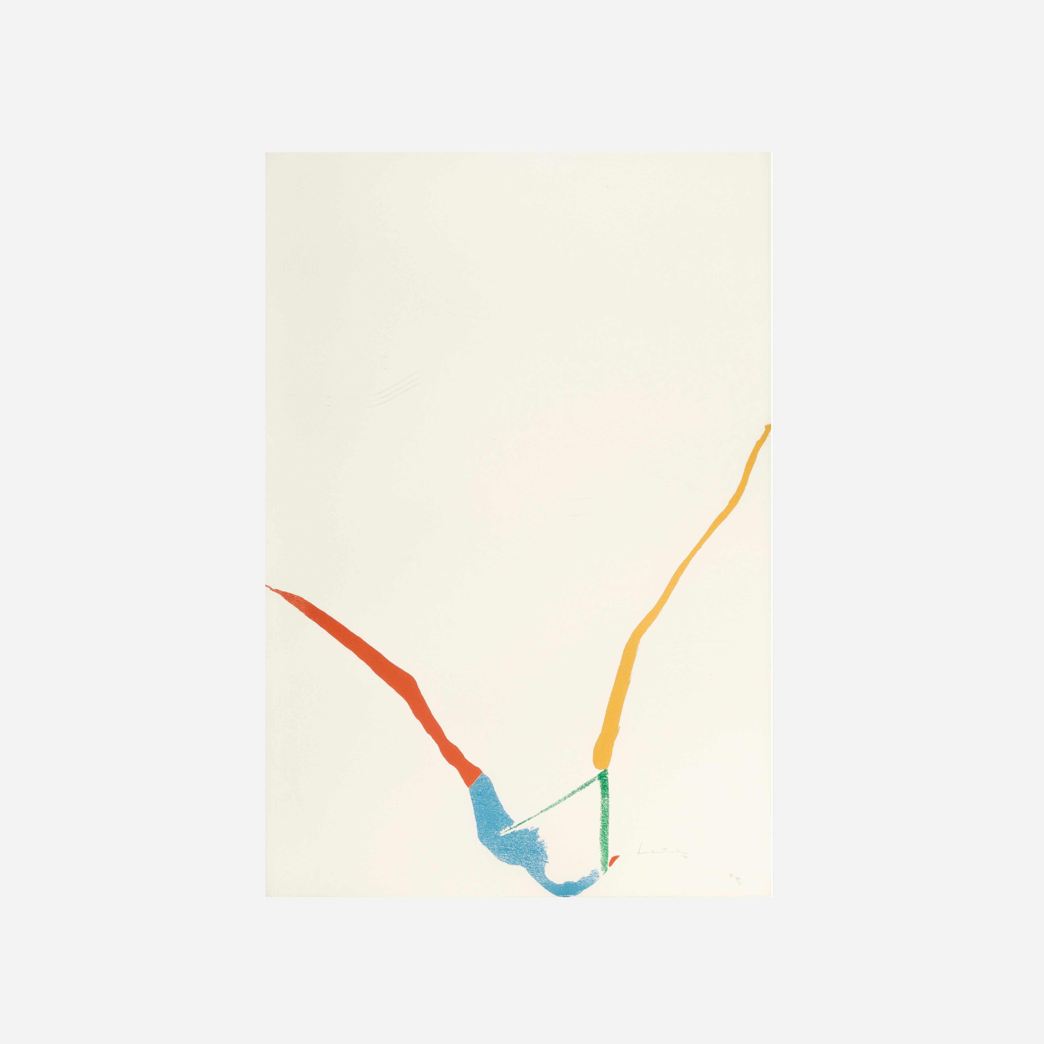 What Red Lines Can Do (Harrison 22), 1970 by  Helen Frankenthaler