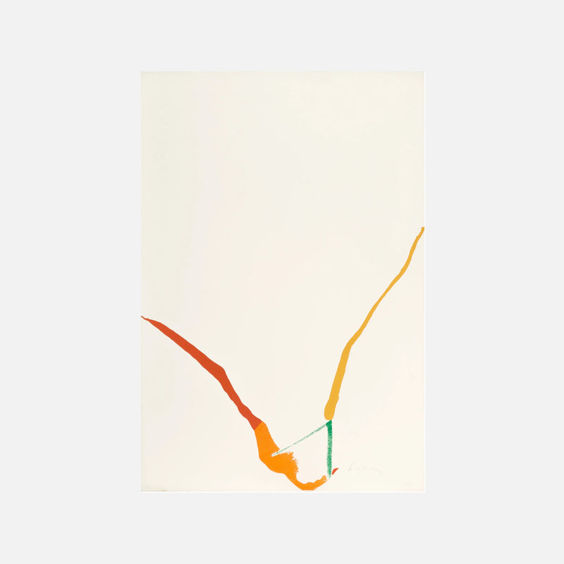 What Red Lines Can Do (Harrison 23), 1970 by  Helen Frankenthaler