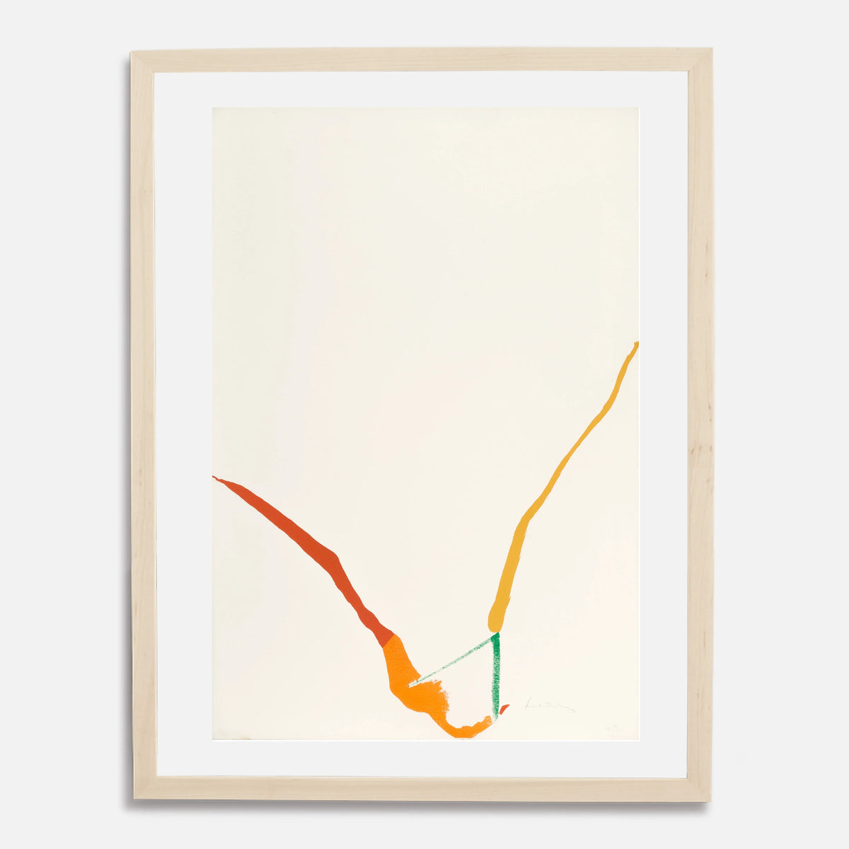 What Red Lines Can Do (Harrison 23), 1970 by  Helen Frankenthaler