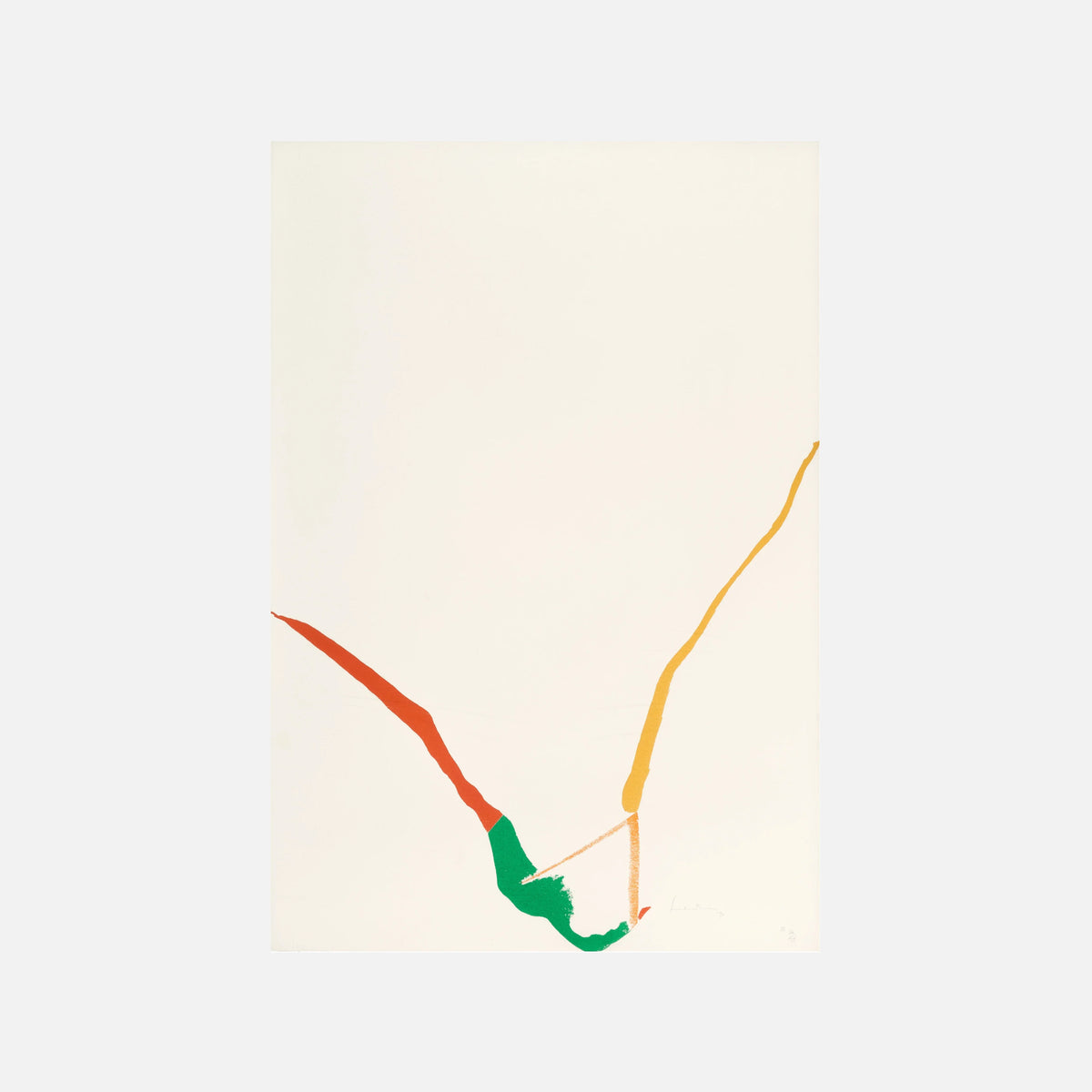What Red Lines Can Do (Harrison 24), 1970 by  Helen Frankenthaler
