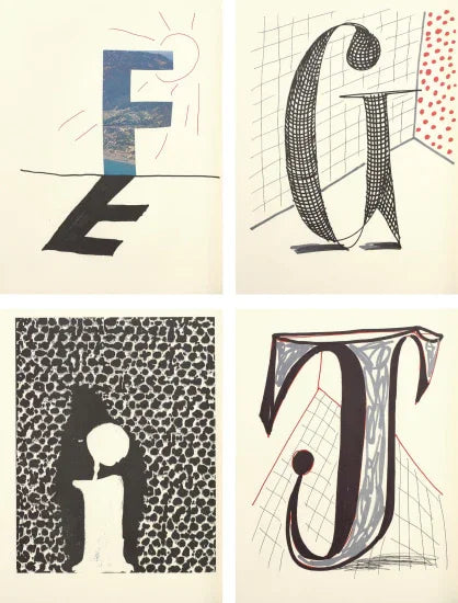 Hockney’s Alphabet, 1991 by David Hockney by  David Hockney