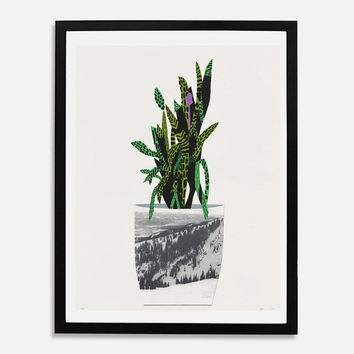 Untitled (Green), 2014 by  Jonas Wood