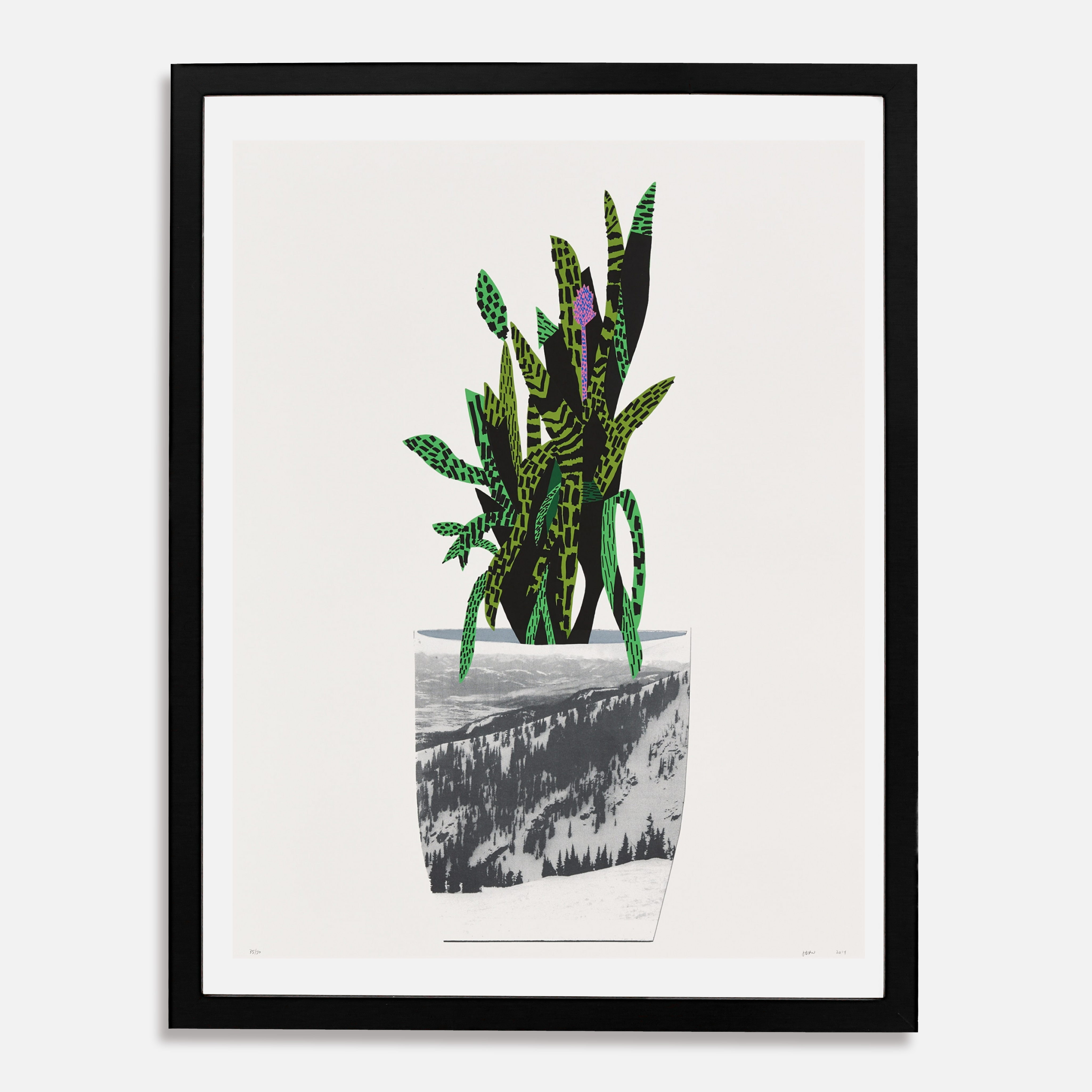 Untitled (Green), 2014 by  Jonas Wood