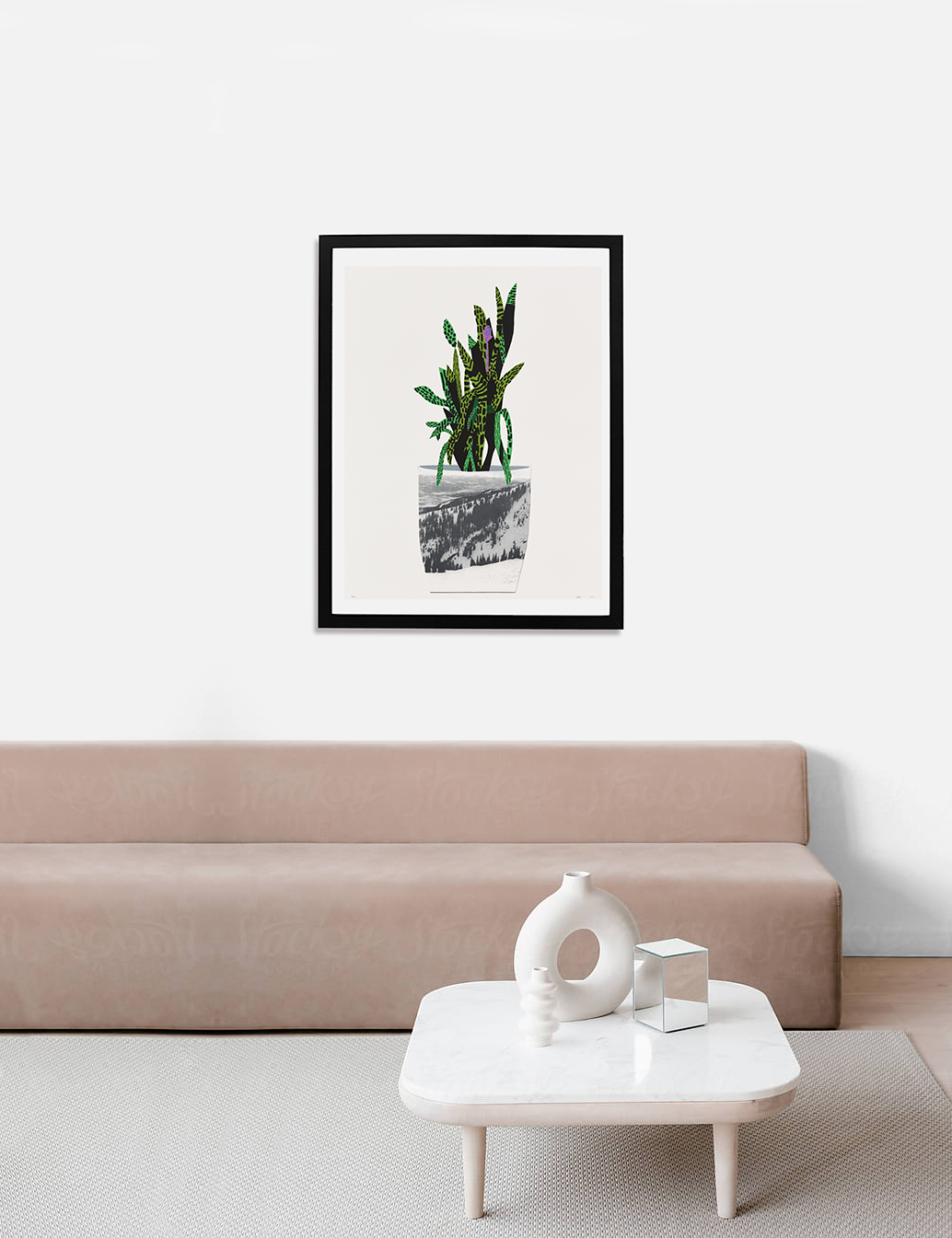 Untitled (Green), 2014 by  Jonas Wood