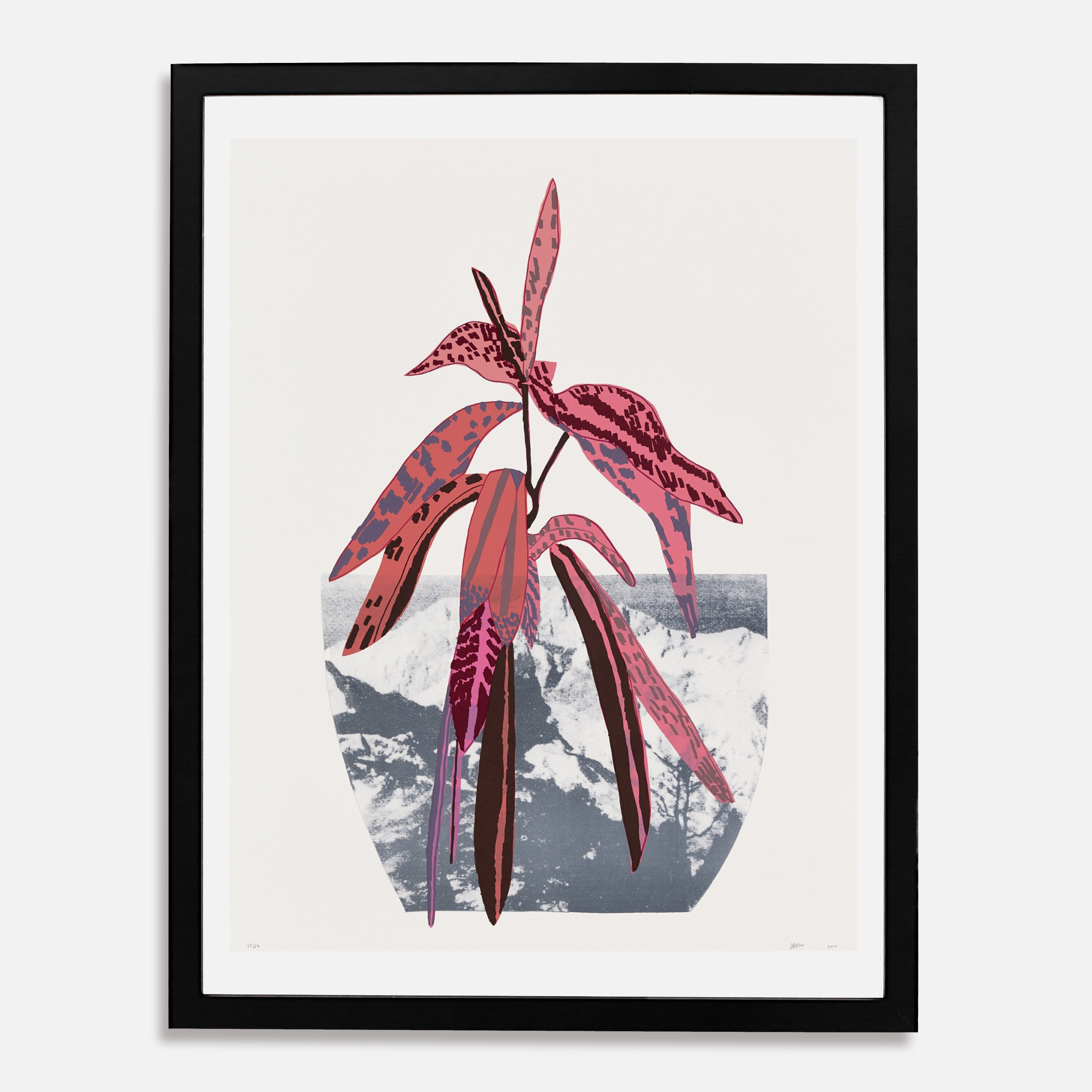 Untitled (Red), 2014 by  Jonas Wood