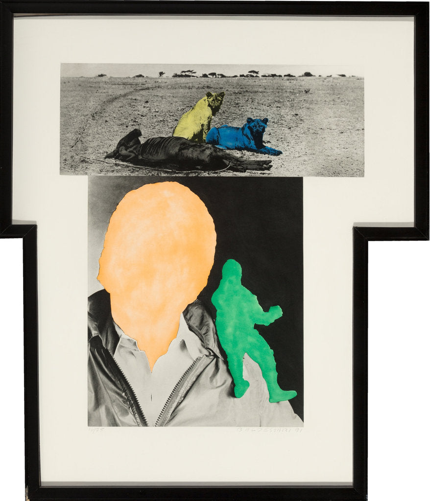 Person With Conscience (Green) Animals Quiescent, 1991 by  John Baldessari