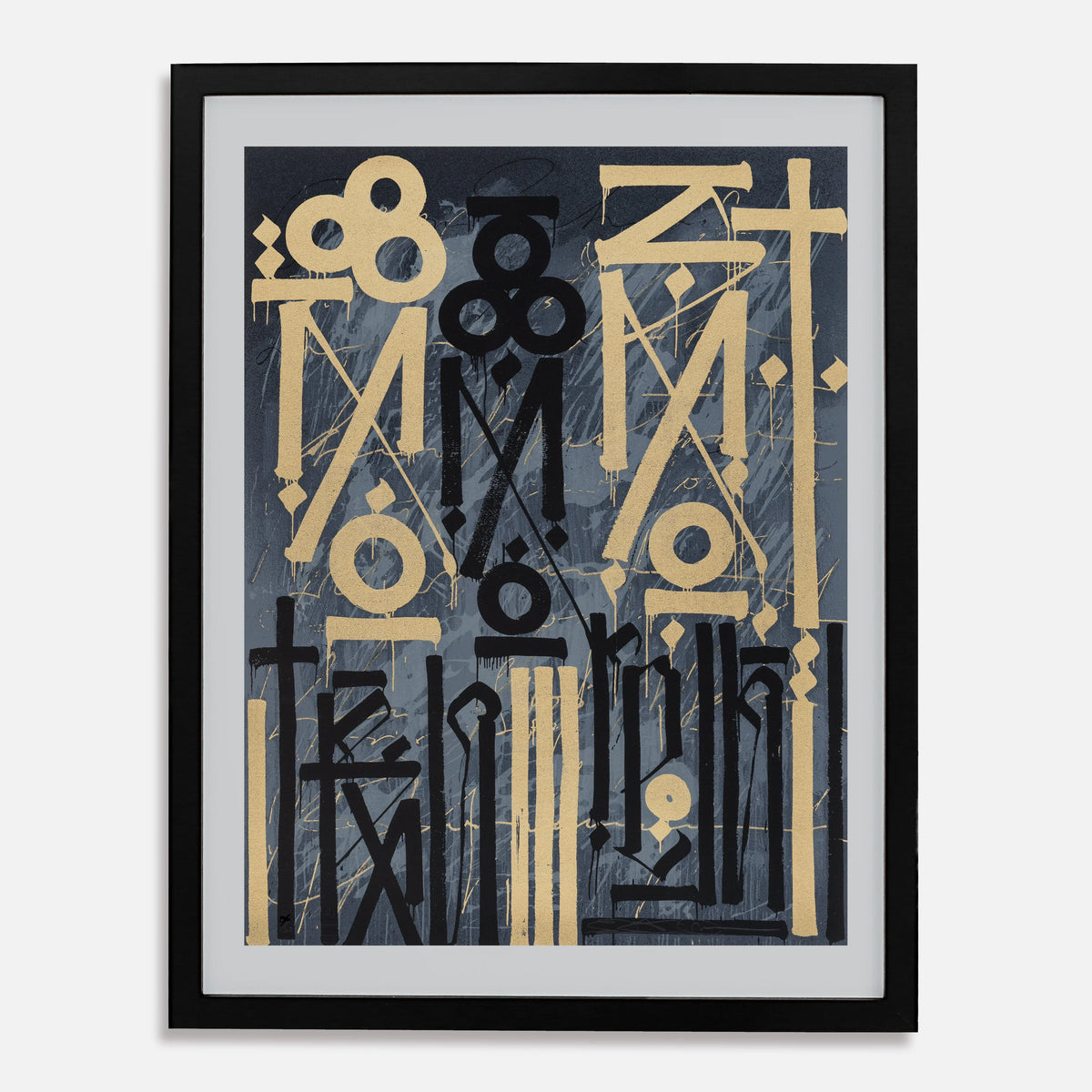 Eastern Realm (Gold), 2014 by  RETNA